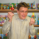Bennett appears happy in a March photo taken in his bedroom.